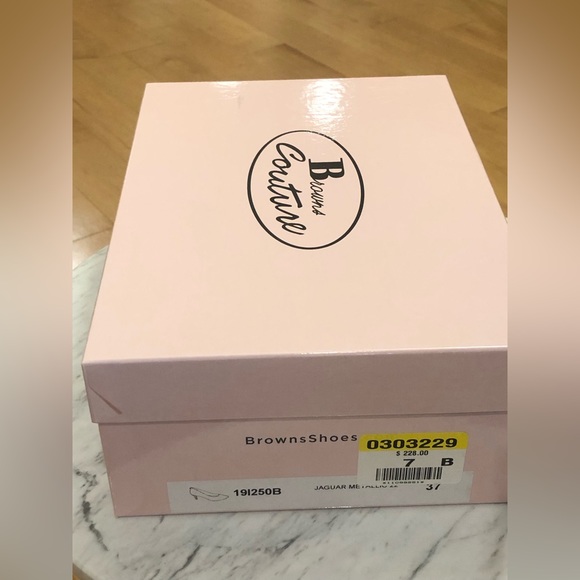 Browns couture leopard print all leather heels - Picture 3 of 8